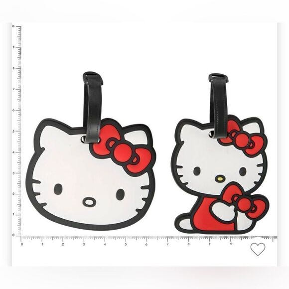 Hello Kitty Sanrio Luggage Tags Set of 2 - Picture 4 of 4